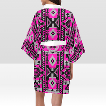 Load image into Gallery viewer, Chiefs Mountain Stunning Sunset Kimono Robe
