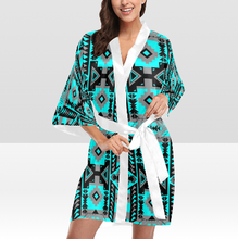 Load image into Gallery viewer, Chiefs Mountain Sky Kimono Robe
