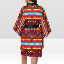 Load image into Gallery viewer, Visions of Lasting Peace Kimono Robe
