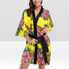 Load image into Gallery viewer, Kokum&#39;s Revenge Yellow Kimono Robe
