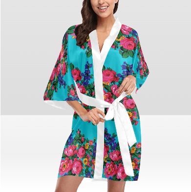 Kokum's Revenge Sky Kimono Robe