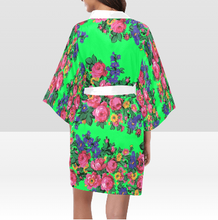 Load image into Gallery viewer, Kokum&#39;s Revenge Green Kimono Robe
