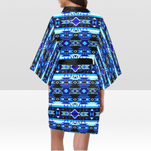 Load image into Gallery viewer, Force of Nature Winter Night Kimono Robe
