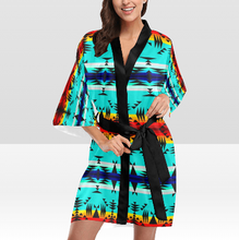 Load image into Gallery viewer, Between the Mountains Kimono Robe
