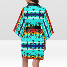 Load image into Gallery viewer, Between the Mountains Kimono Robe

