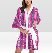 Load image into Gallery viewer, Bright Wave Kimono Robe
