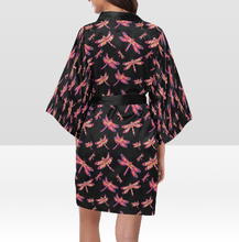 Load image into Gallery viewer, Gathering Noir Kimono Robe
