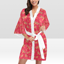 Load image into Gallery viewer, Gathering Rouge Kimono Robe
