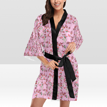 Load image into Gallery viewer, Strawberry Floral Kimono Robe
