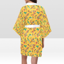 Load image into Gallery viewer, Swift Pastel Yellow Kimono Robe
