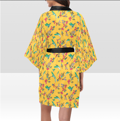 Swift Pastel Yellow Kimono Robe