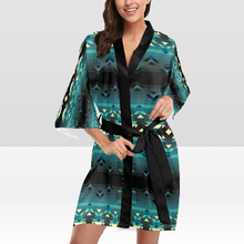 Load image into Gallery viewer, Inspire Green Kimono Robe
