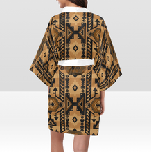 Load image into Gallery viewer, Chiefs Mountain Tan Kimono Robe
