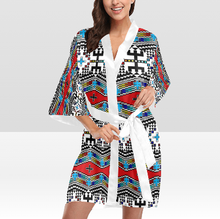 Load image into Gallery viewer, dragonflies Kimono Robe
