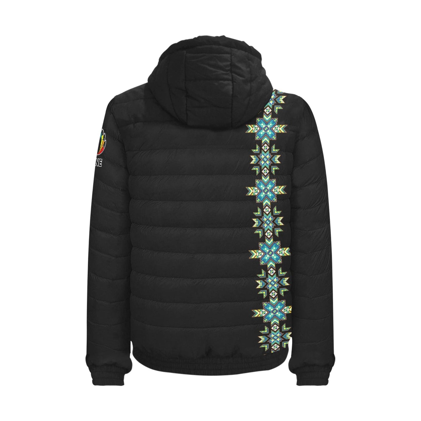 Canola Fields Forever Men's Padded Hooded Jacket