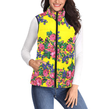 Load image into Gallery viewer, Kokum&#39;s Revenge Yellow Women&#39;s Padded Vest Jacket
