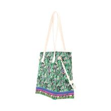 Load image into Gallery viewer, Culture in Nature Green Clover Canvas Tote Bag
