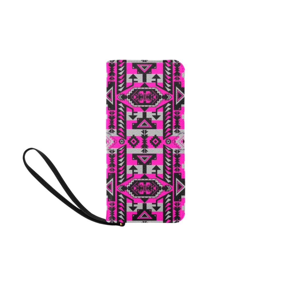 Chiefs Mountain Stunning Sunset Clutch