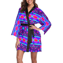 Load image into Gallery viewer, Vision of Peace Long Sleeve Kimono Robe
