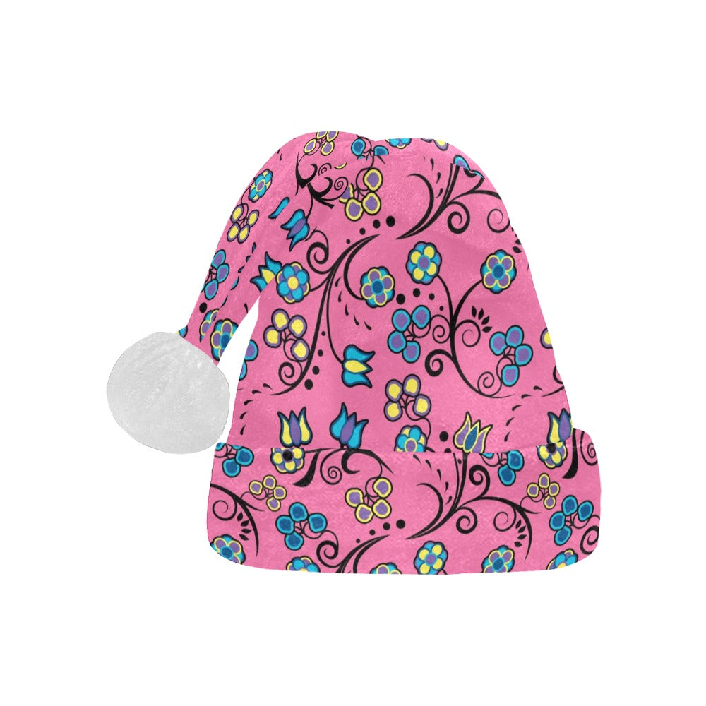 Blue Trio Bubblegum Santa Hat