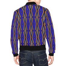 Load image into Gallery viewer, Diamond in the Bluff Blue Bomber Jacket for Men
