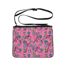 Load image into Gallery viewer, Blue Trio Bubblegum Slim Clutch Bag
