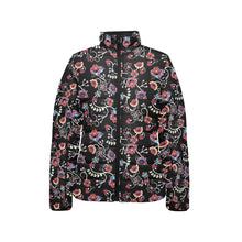 Load image into Gallery viewer, Floral Danseur Women&#39;s Stand Collar Padded Jacket
