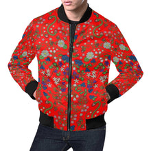 Load image into Gallery viewer, Grandmother Stories Fire Bomber Jacket for Men
