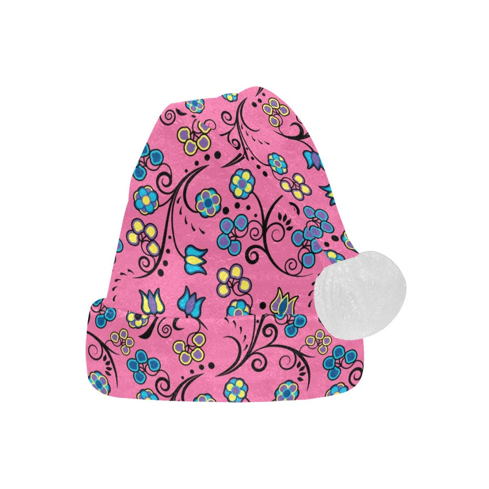 Blue Trio Bubblegum Santa Hat
