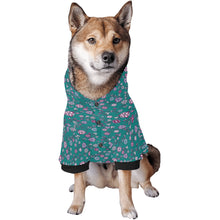 Load image into Gallery viewer, Burgundy Bloom Pet Dog Hoodie
