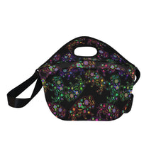 Load image into Gallery viewer, Neon Floral Buffalos Neoprene Lunch Bag/Large
