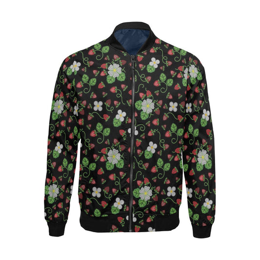 Strawberry Dreams Midnight Bomber Jacket
