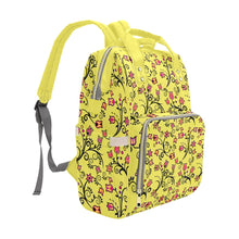 Load image into Gallery viewer, Key Lime Star Multi-Function Diaper Backpack/Diaper Bag
