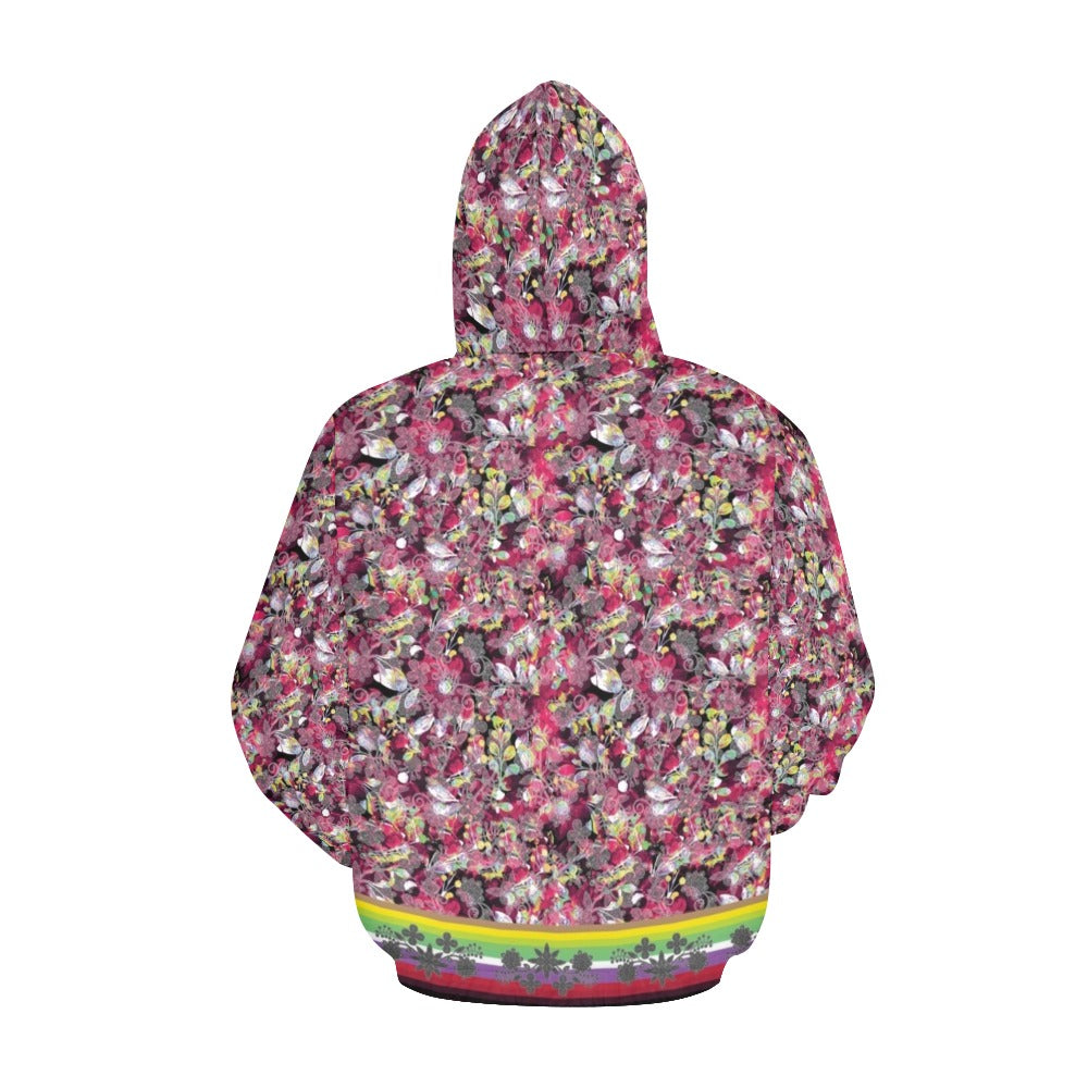 Culture in Nature Maroon Hoodie for Women