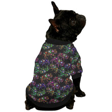 Load image into Gallery viewer, Neon Floral Buffalos Pet Dog Round Neck Shirt
