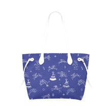 Load image into Gallery viewer, Ledger Dables Blue Clover Canvas Tote Bag
