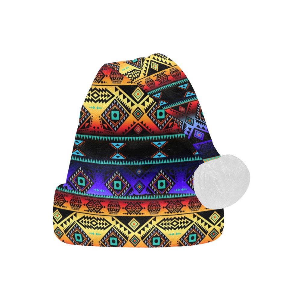 California Coast Sunset Santa Hat
