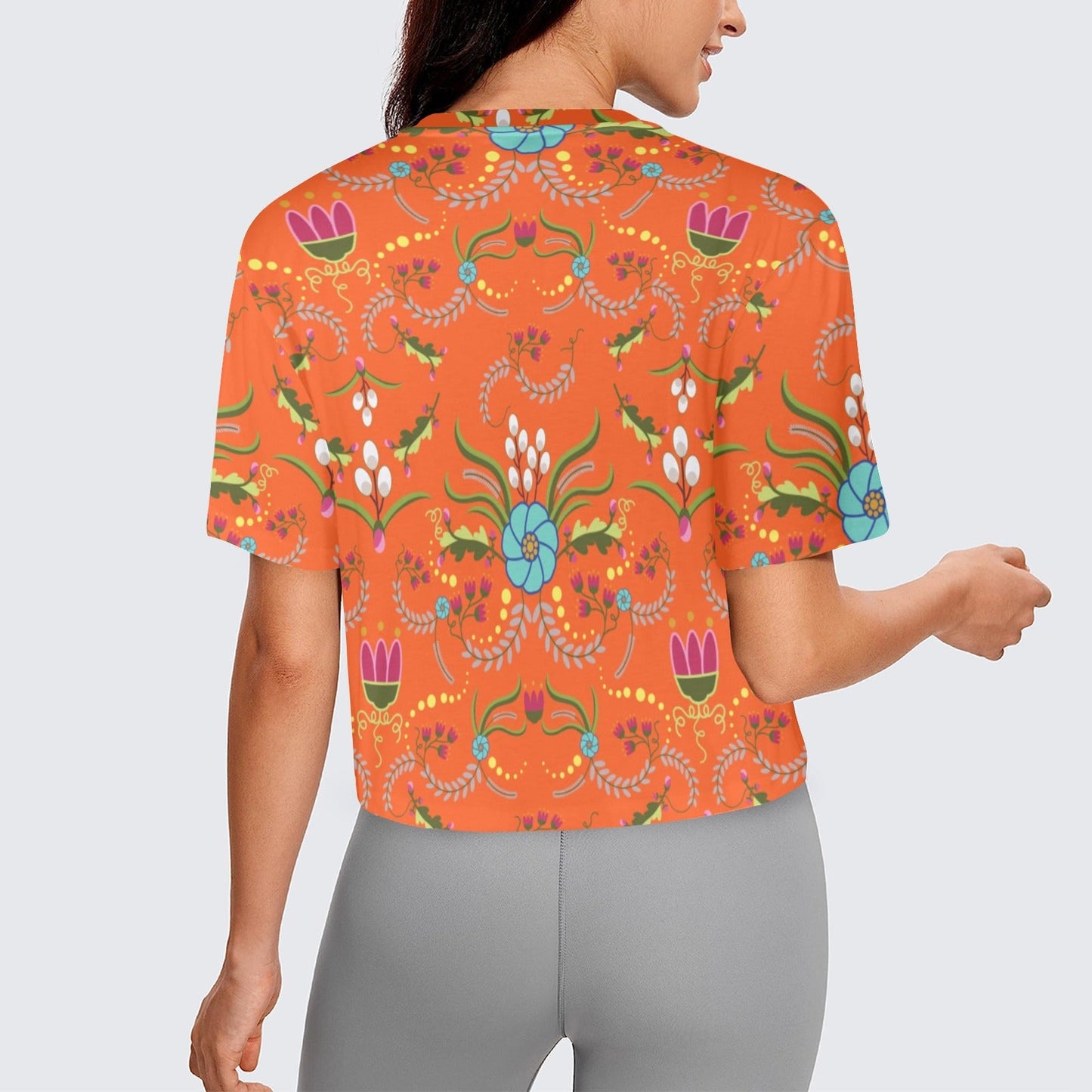 First Bloom Carrot Crop Top