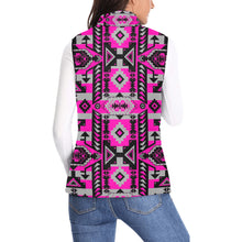 Load image into Gallery viewer, Chiefs Mountain Stunning Sunset Women&#39;s Padded Vest Jacket
