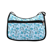Load image into Gallery viewer, Blue Floral Amour Crossbody Bags
