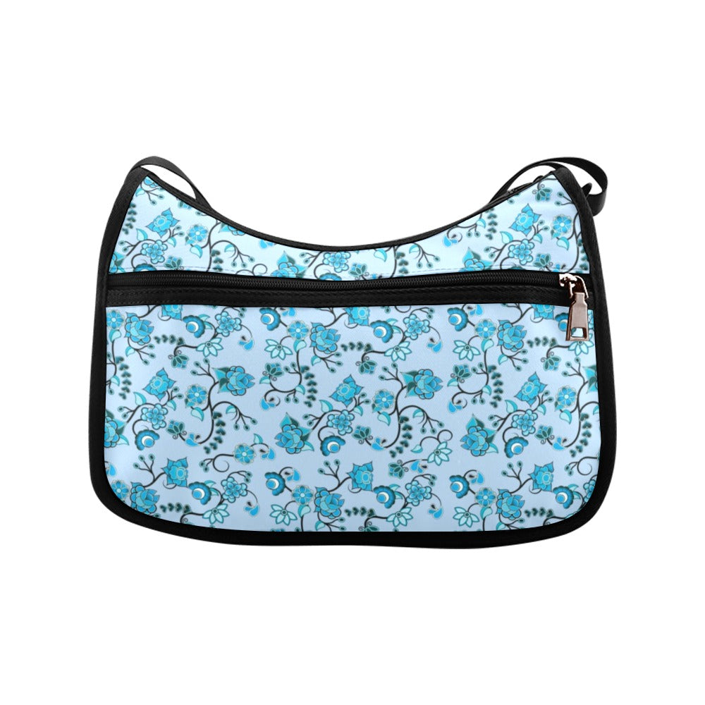 Blue Floral Amour Crossbody Bags