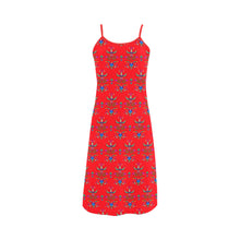 Load image into Gallery viewer, Dakota Damask Red Alcestis Slip Dress
