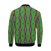 Load image into Gallery viewer, Diamond in the Bluff Lime Bomber Jacket for Men
