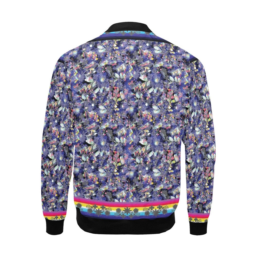 Culture in Nature Blue Bomber Jacket