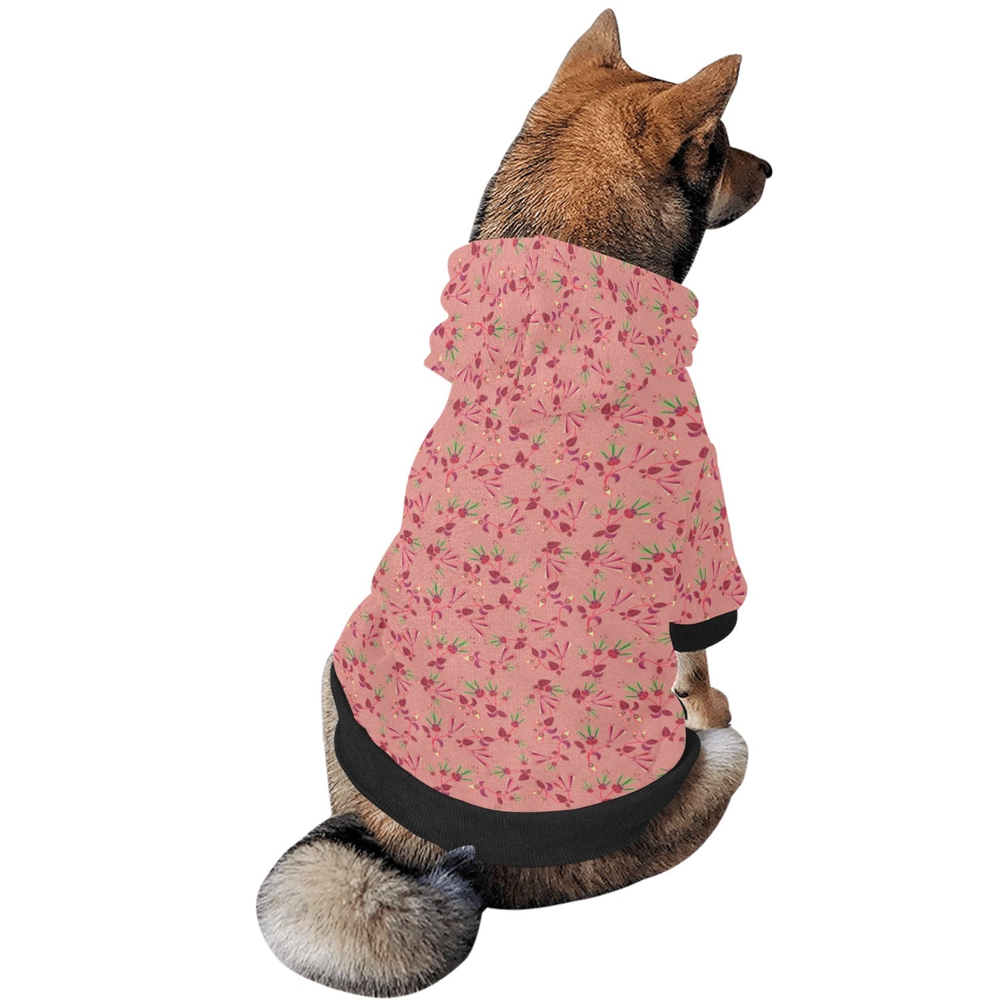 Swift Floral Peach Rouge Remix Pet Dog Hoodie