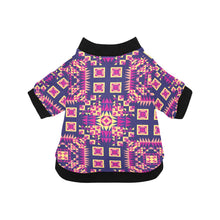 Load image into Gallery viewer, Kaleidoscope Bleu Pet Dog Round Neck Shirt
