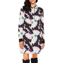 Load image into Gallery viewer, Eagle Feather Fans Hoodie Dress
