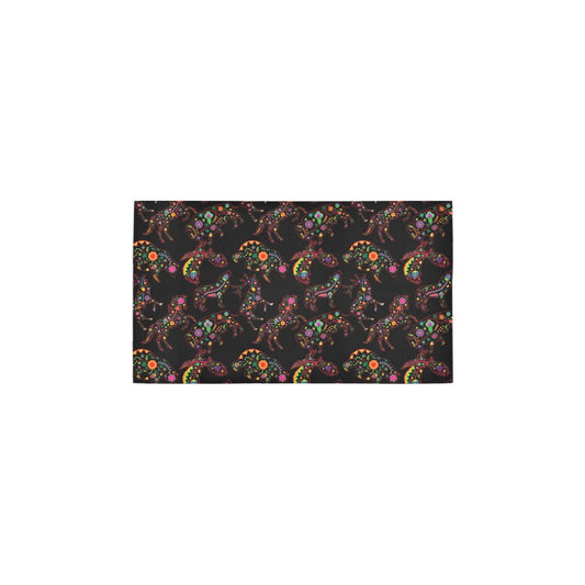 Neon Floral Animals Bath Rug 16''x 28''