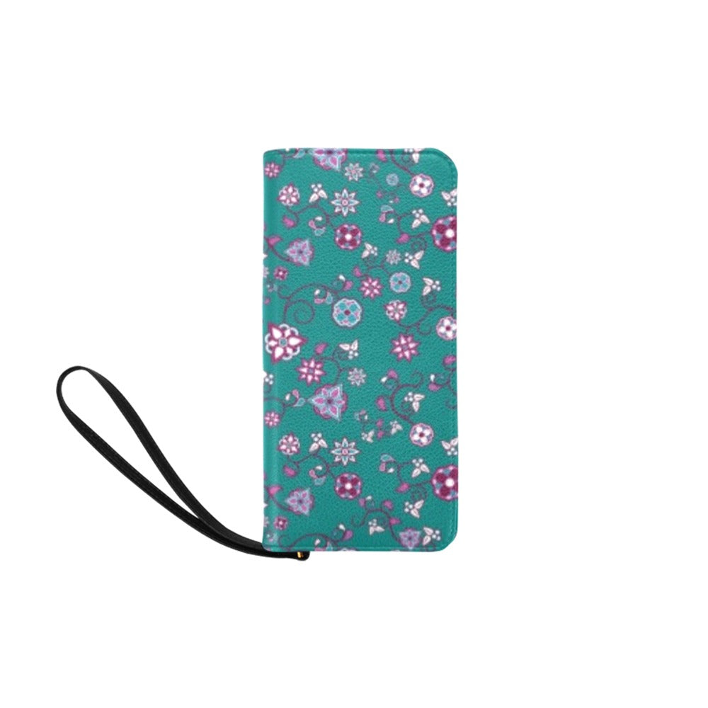 Burgundy Bloom Clutch