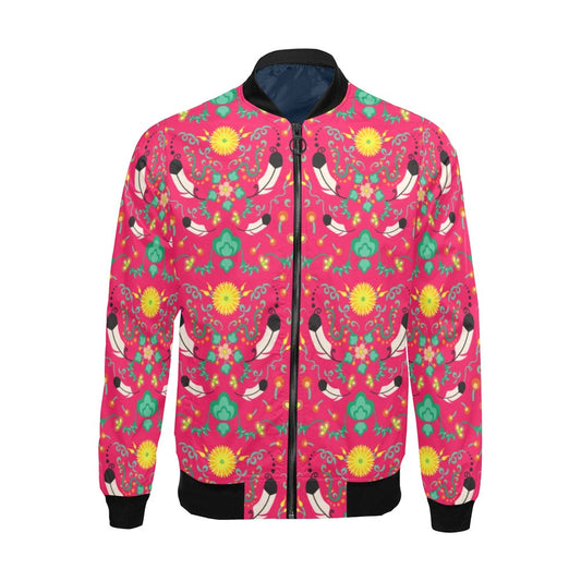 New Growth Pink Bomber Jacket